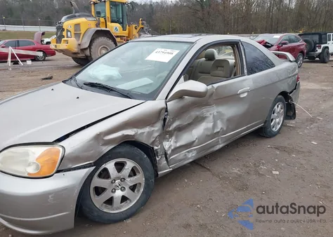 2003 Honda Civic Ex из США, поврежденный, VIN 1HGEM21983L003509